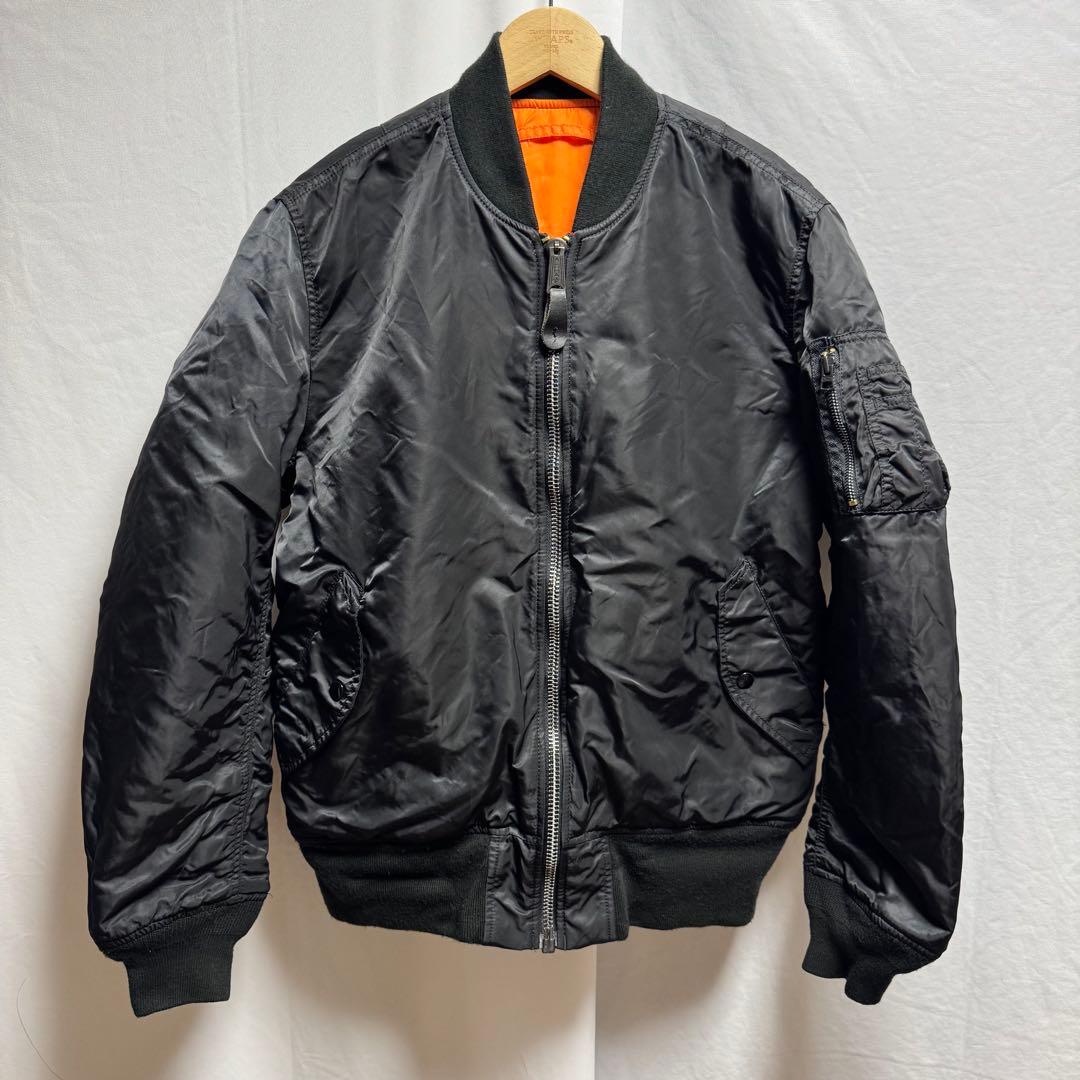 XLサイズ　ALPHA アルファ　MA-1 フライトジャケット　ブラック