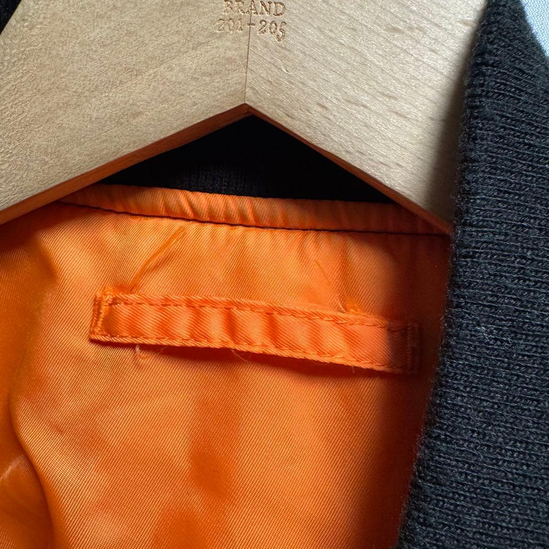 XLサイズ　ALPHA アルファ　MA-1 フライトジャケット　ブラック