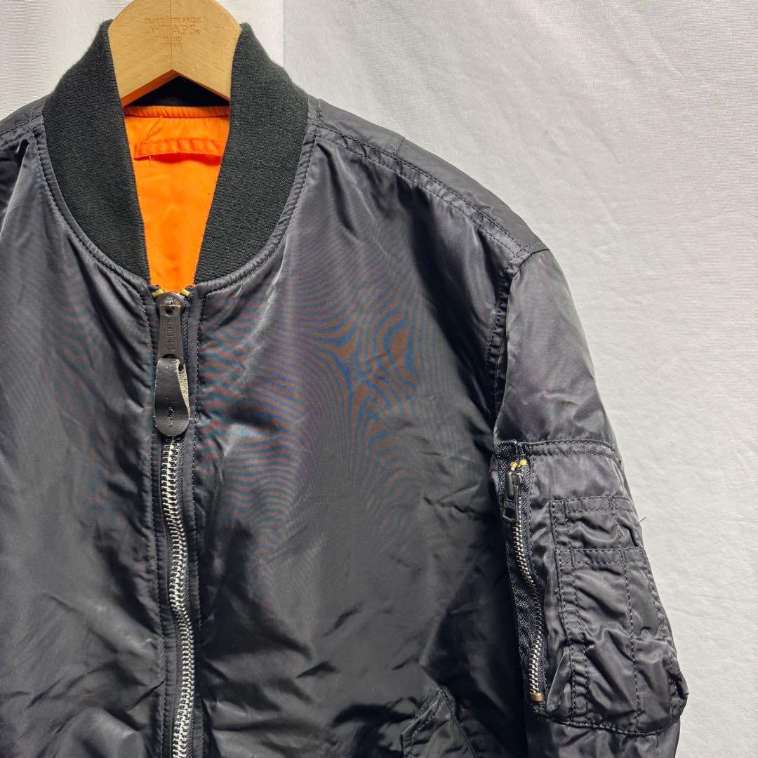 XLサイズ　ALPHA アルファ　MA-1 フライトジャケット　ブラック