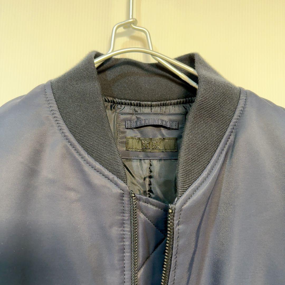 タグ付き未使用　ユニクロ(UNIQLO) MA‐1ブルゾン 紺　ネイビー