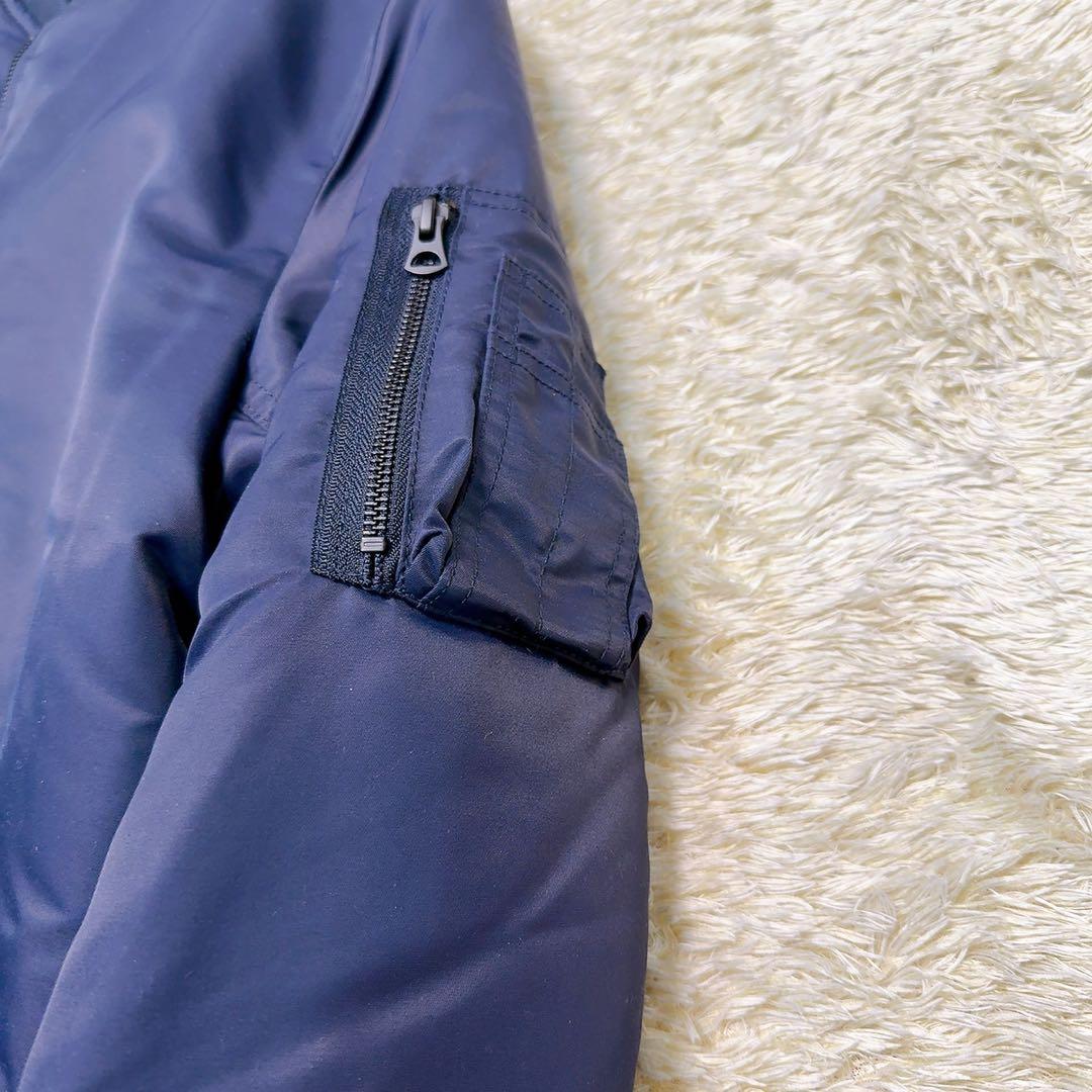 タグ付き未使用　ユニクロ(UNIQLO) MA‐1ブルゾン 紺　ネイビー