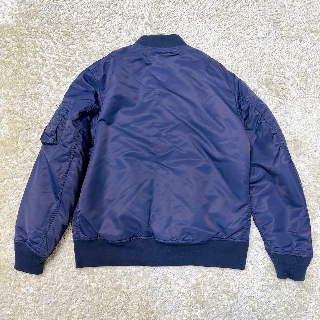 タグ付き未使用　ユニクロ(UNIQLO) MA‐1ブルゾン 紺　ネイビー