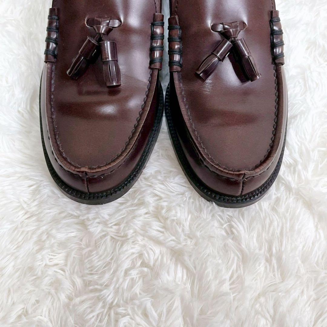 未使用級 HARUTA タッセルローファー 907 ブラウン 26 ハルタ