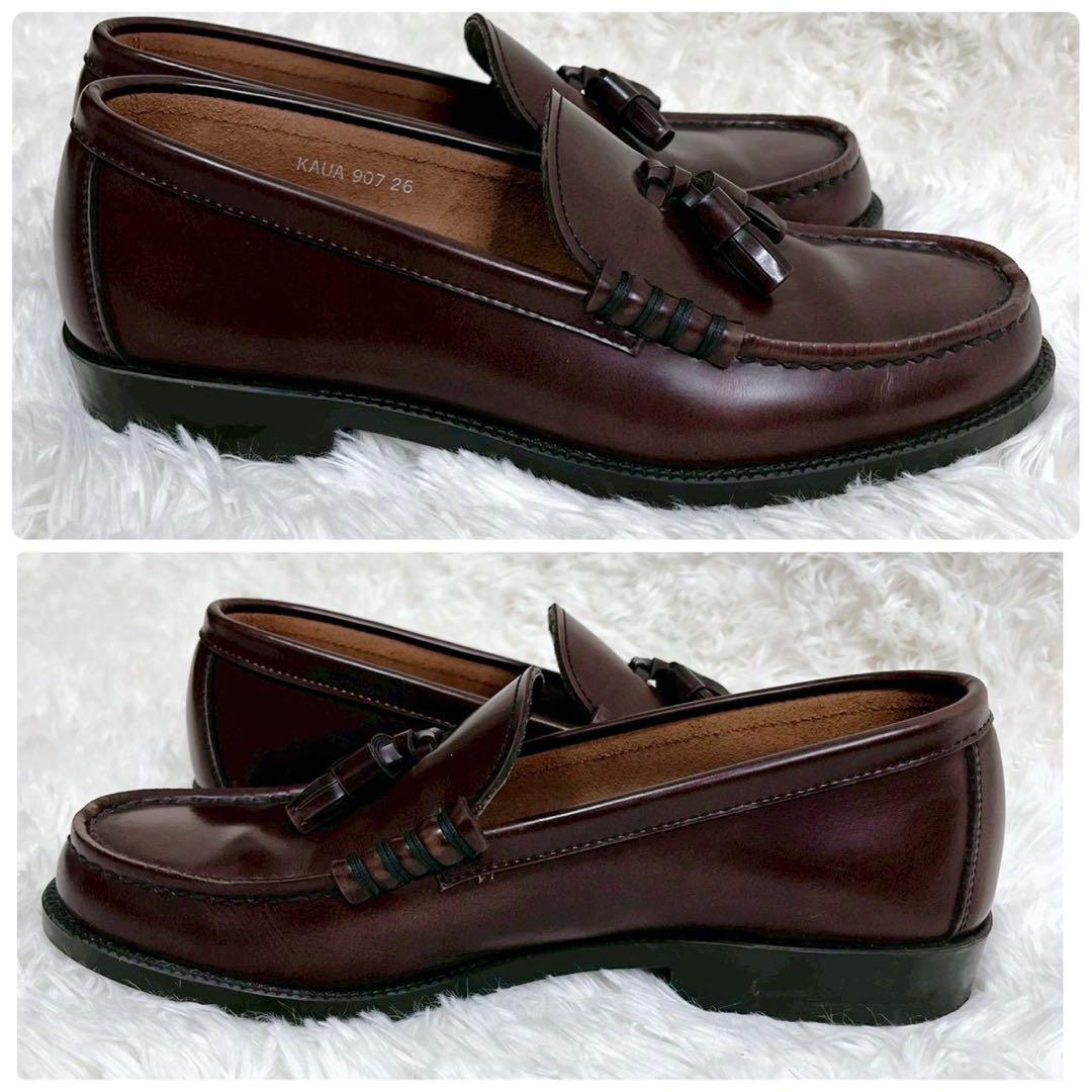 未使用級 HARUTA タッセルローファー 907 ブラウン 26 ハルタ