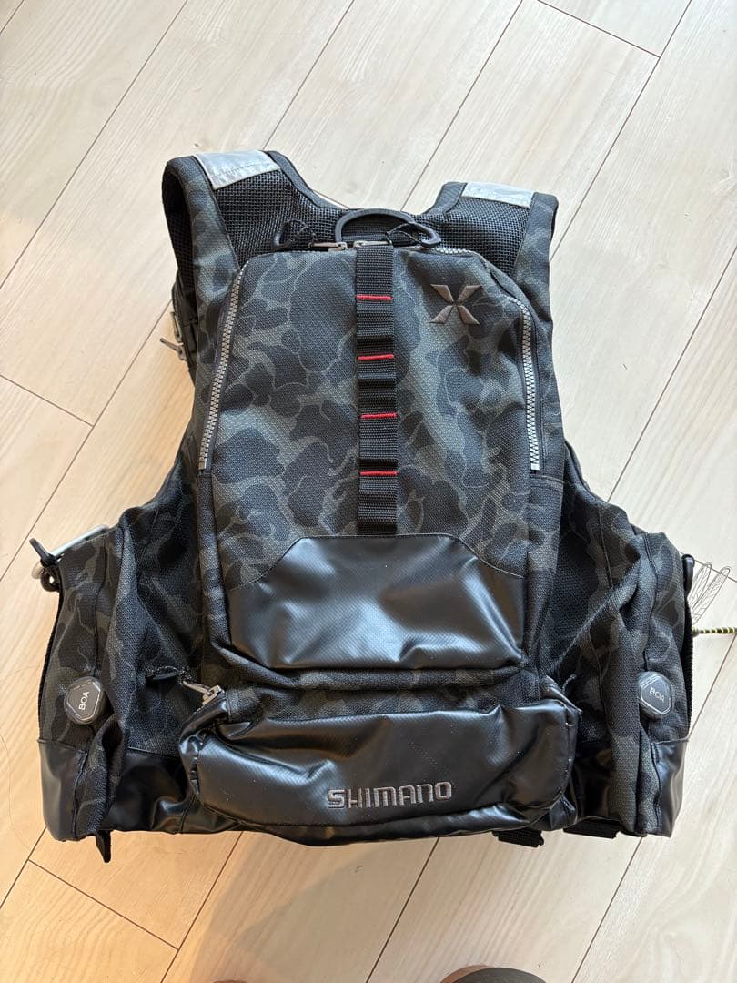 【美品】シマノ XEFO VF-274R ブラックダックカモ Mサイズ