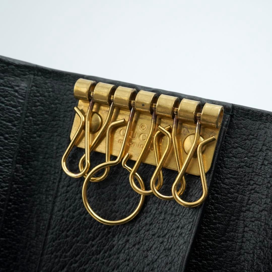 ✨未使用に近い・箱付き✨　GUCCI キーケース　6連　アニマリエ　ビー　蜂　黒