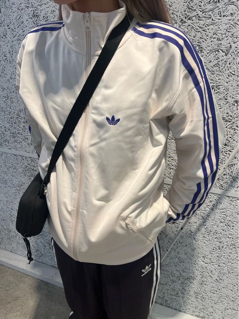 新品 adidas オリジナルス トラックジャケット アイボリー ホワイト XL
