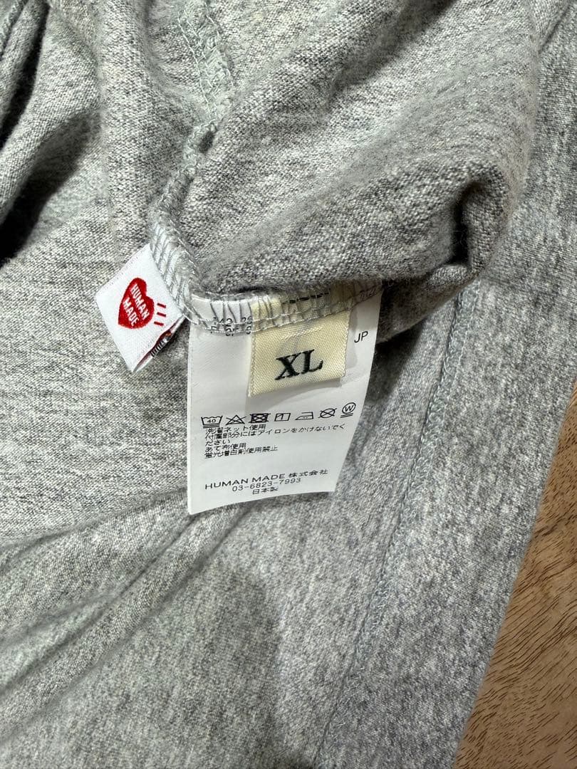 HUMAN MADE ヒューマンメイド ロンＴ グレー