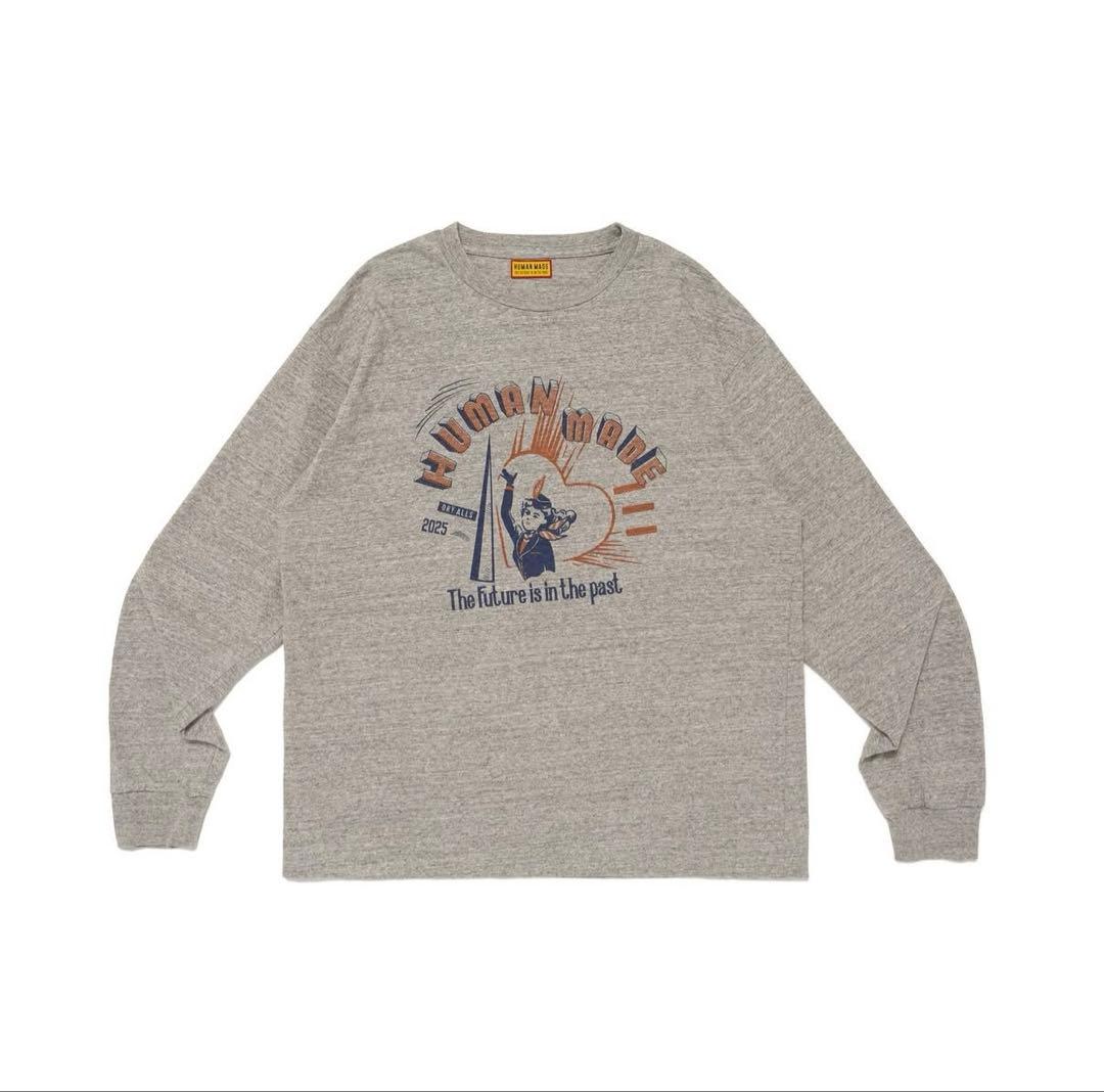 HUMAN MADE ヒューマンメイド ロンＴ グレー