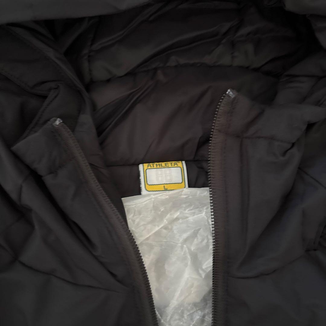 新品ATHLETA アスレタ ブラック 黒 ベンチコート ダウン L