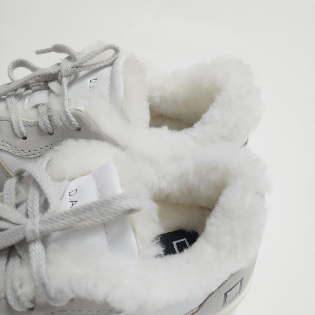 D.A.T.E. 23AW 新品 日本限定 COURT2.0 ファー スニーカー
