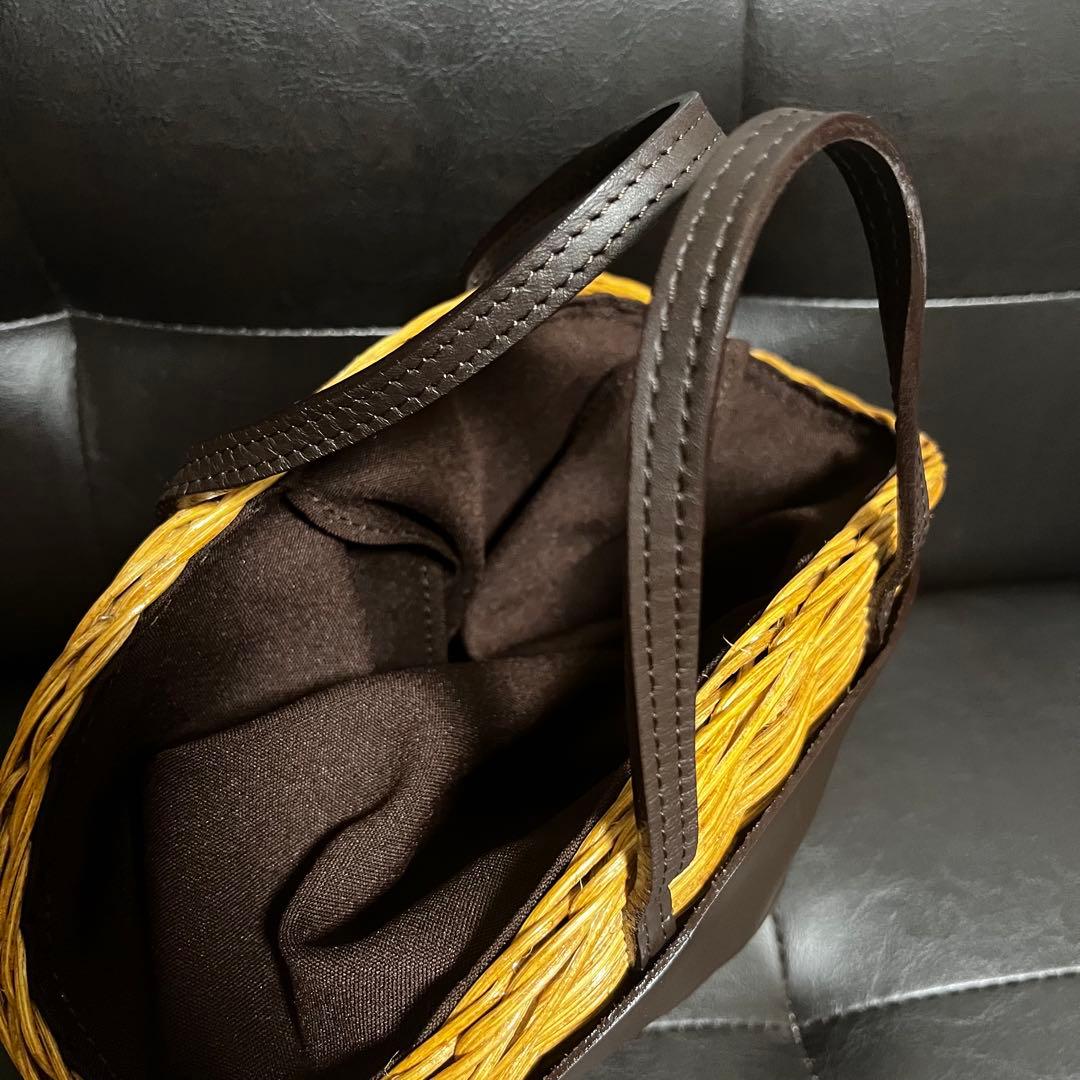 美品　バグマティ　かごバッグ