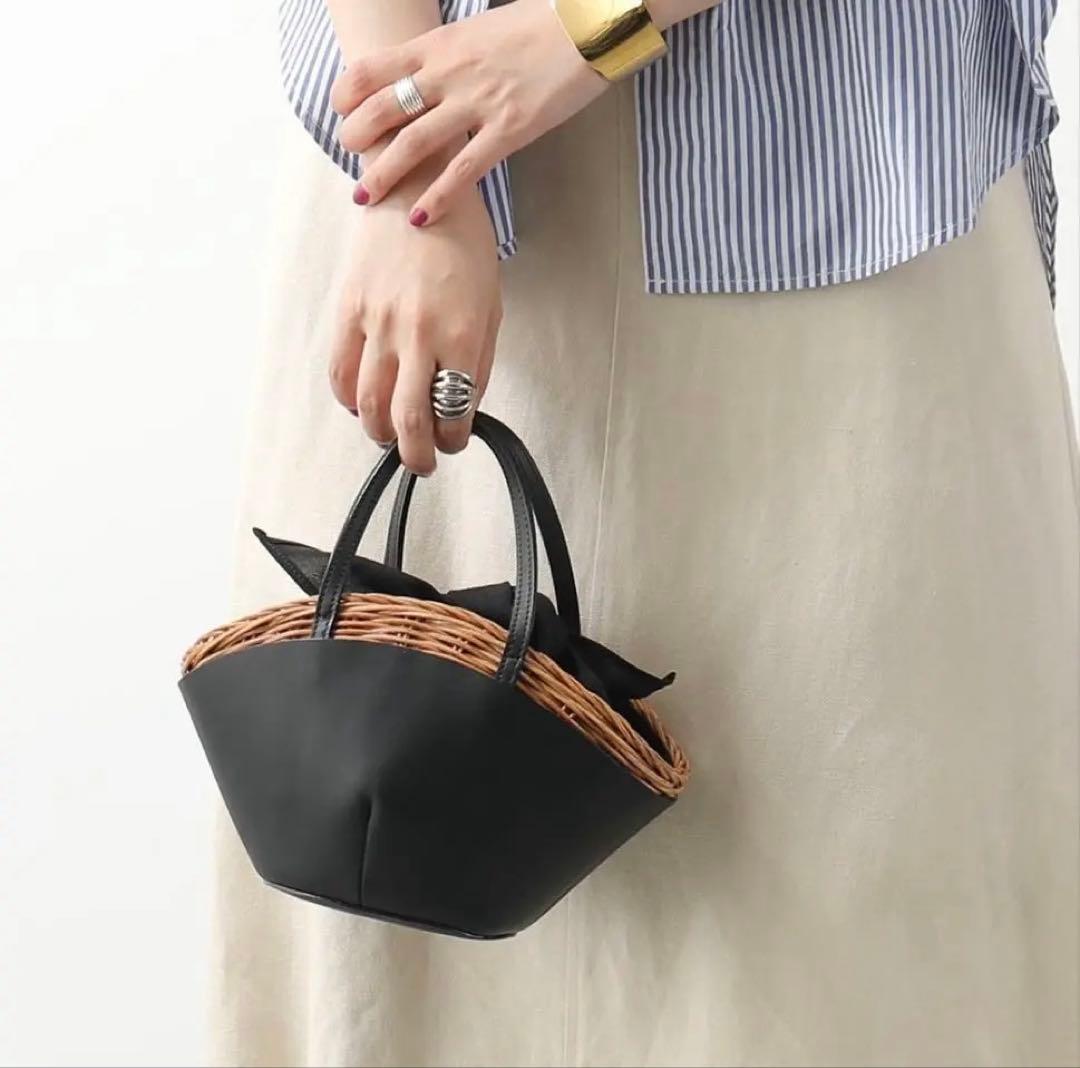 美品　バグマティ　かごバッグ