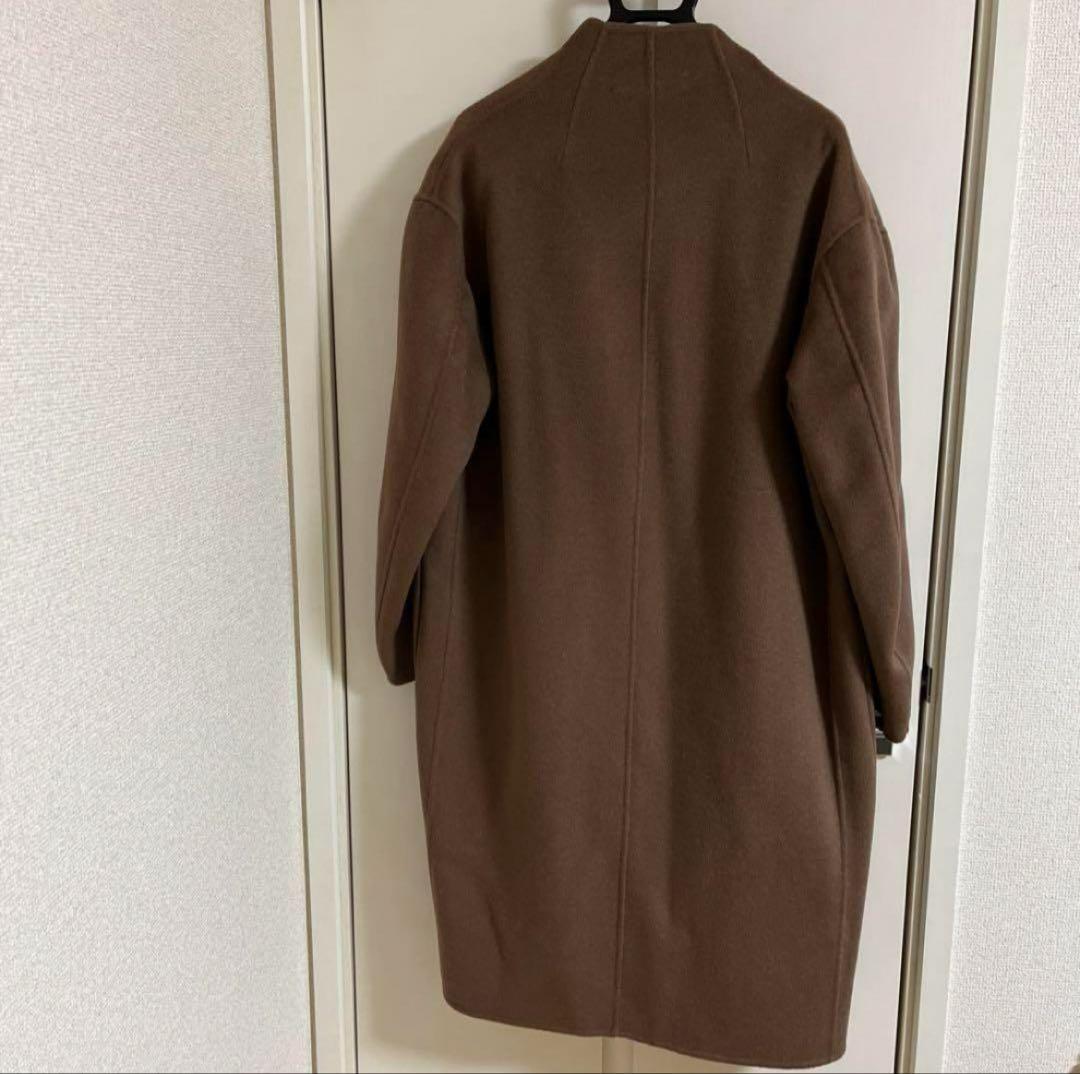 ユニクロ　UNIQLO ジルサンダー　+J カシミヤブレンドノーカラーコート