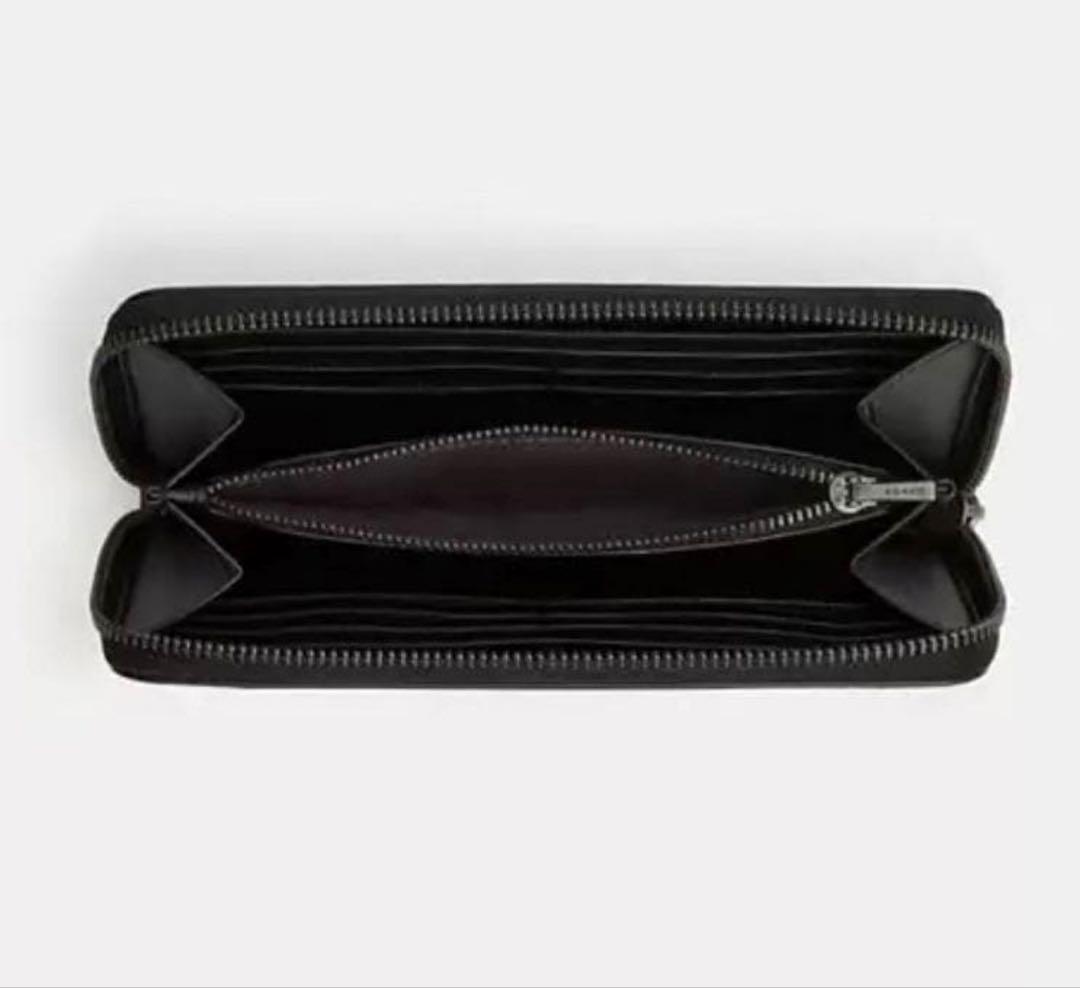 j　COACH ディズニーコラボ ミッキー ホリデーラウンドジップ長財布