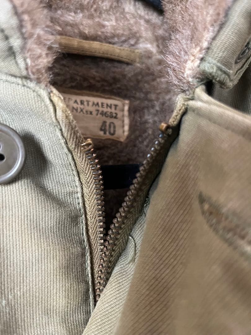 40s US NAVY N-1 デッキジャケット 実物　ヴィンテージ　大戦