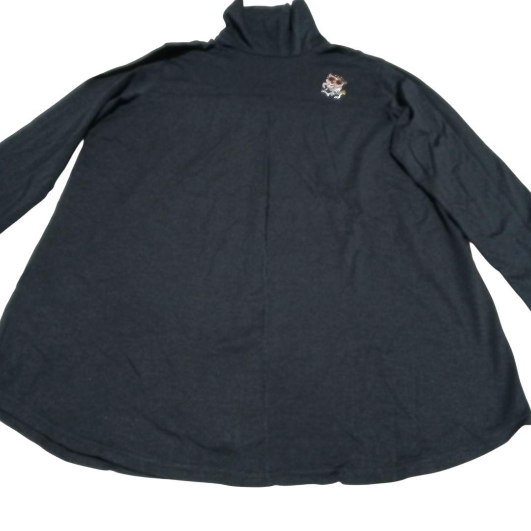 未使用　アルベロベロ　ハイネックカットソー　ブラック　黒　タートルネック