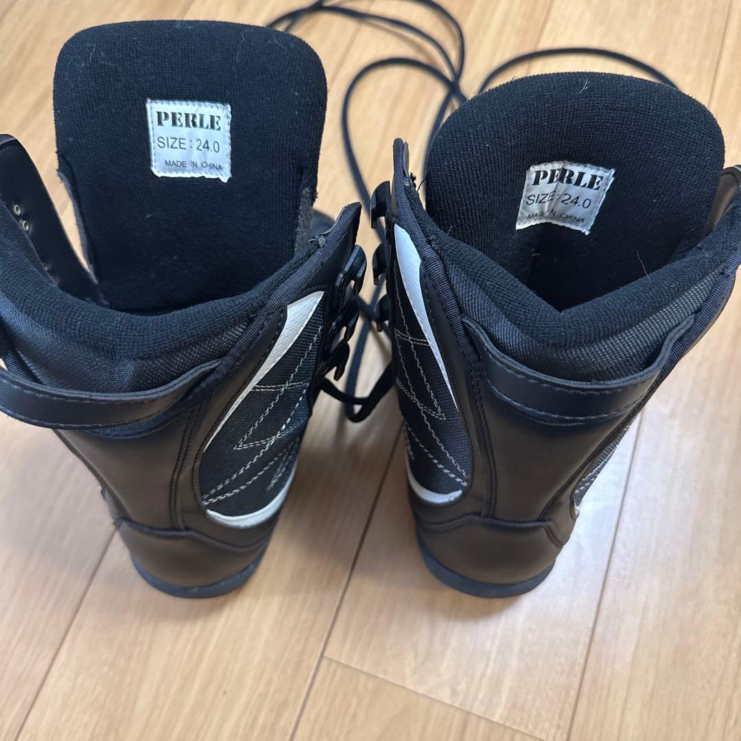 PERLE スノーボードブーツ 24.0 ブラック