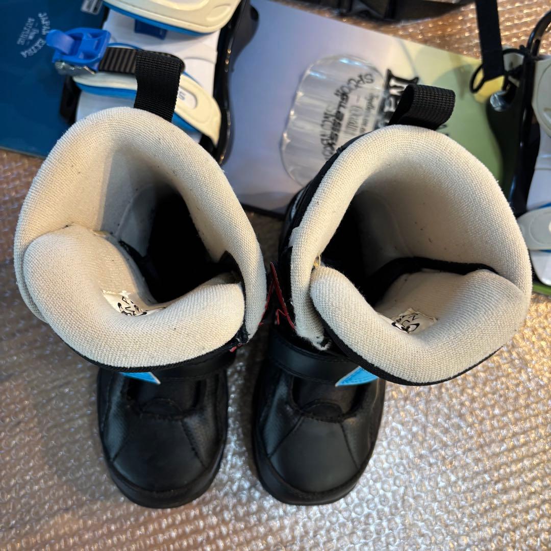 キッズ　子供　スノーボード　ブーツ付　K2 118cm Spoon 23cm