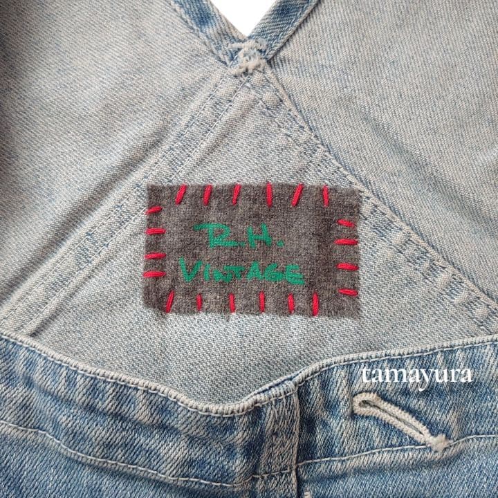 超美品 ロンハーマン ヴィンテージ/デニムサロペット オーバーオール