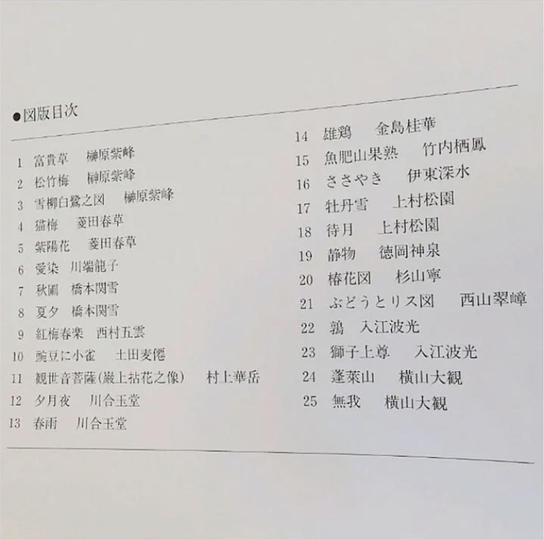 ★専用画面★ 「近代日本画美術名作選」 足立美術館　横山大観　上村松園