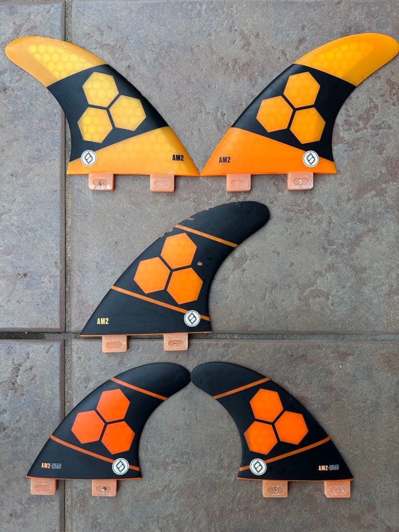 アルメリックFCS AM2 オレンジ 5フィン ケース付