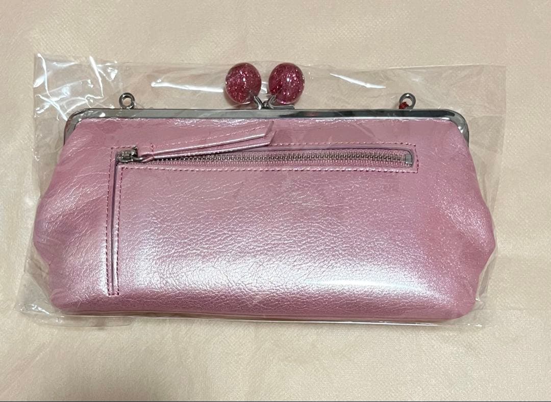 【新品未使用】シャルルジョルダン　がま口ポシェット　財布　長財布　ショルダー