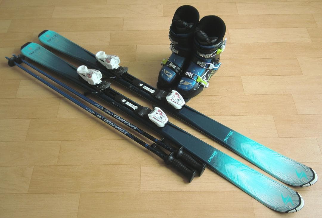 ■■送料無料■ブリザード■ジュニア用スキーセット■板140/靴24■WAX済■■