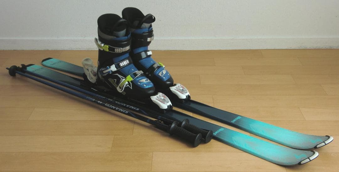 ■■送料無料■ブリザード■ジュニア用スキーセット■板140/靴24■WAX済■■