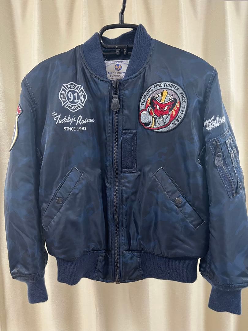テッドマン　MA-1 フライトジャケット TMA-170M 消防士