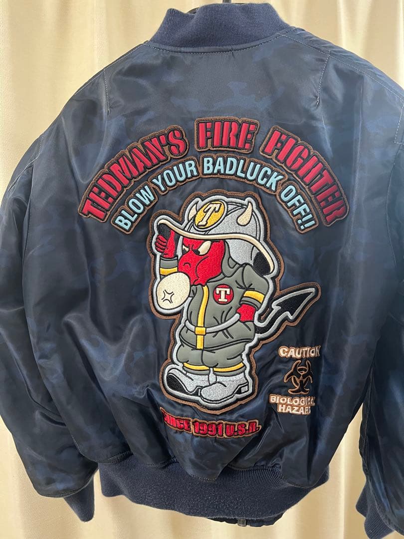 テッドマン　MA-1 フライトジャケット TMA-170M 消防士