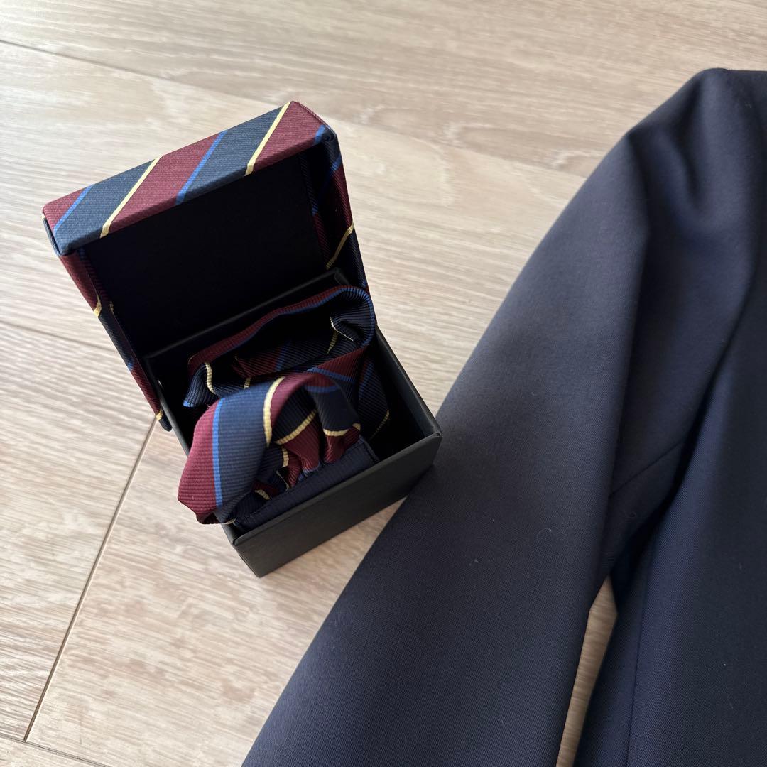 グリーンレーベルリラクシング　キッズ　フォーマルスーツセット　ネイビー　160