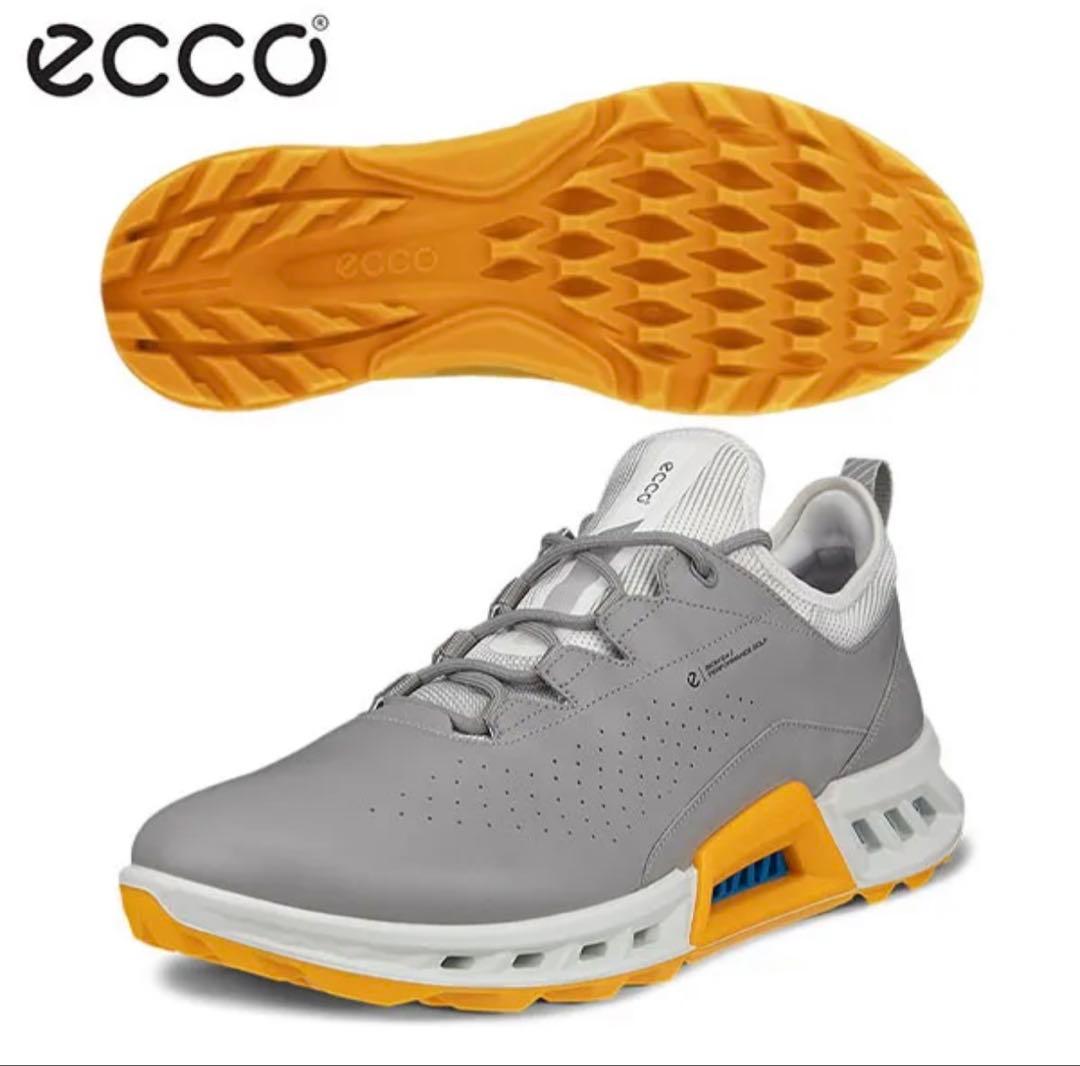 【超美品】エコー ゴルフシューズEG130404 バイオムC4 スパイクレス