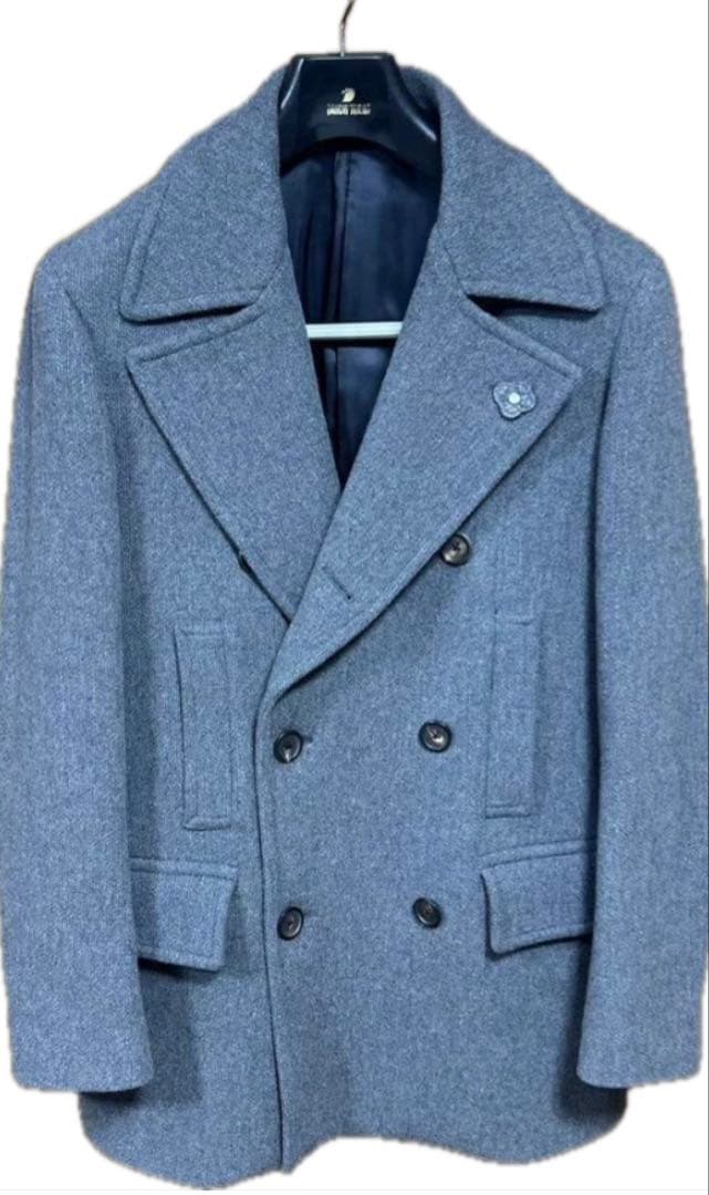 美品【LARDINI】ラルディーニ ピーコート