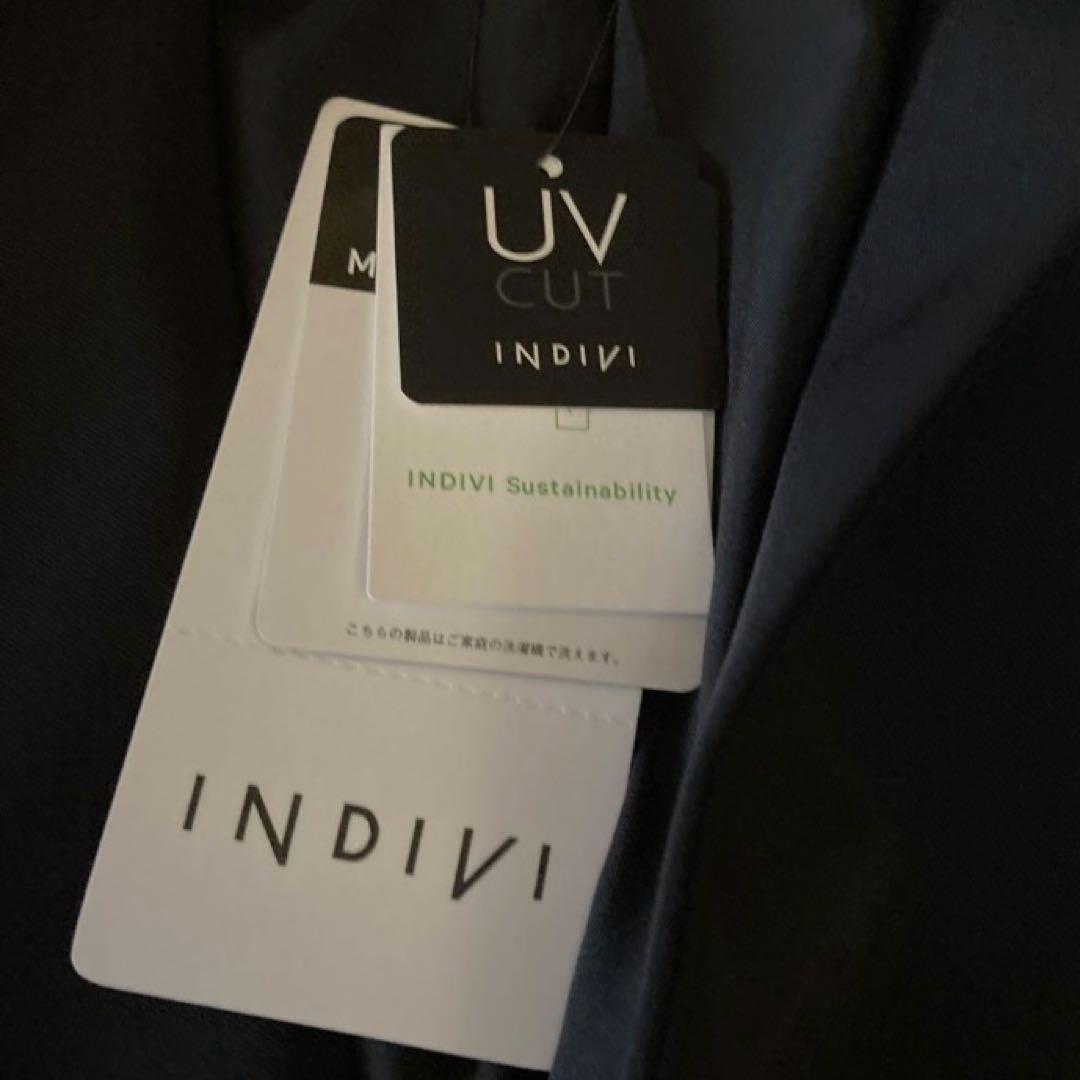 新品　インディヴィ　テーラード　ジャケット　38 Mサイズ　ブラック