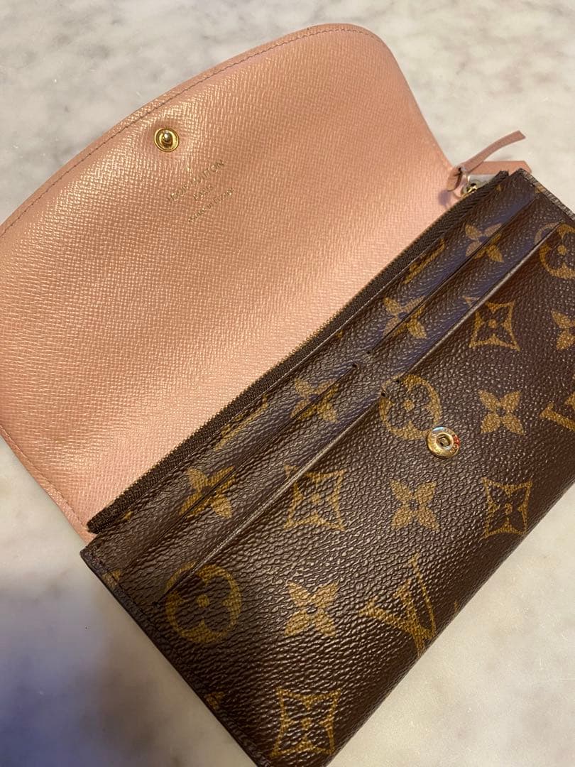 ルイ・ヴィトン 長財布 ブラウン モノグラム