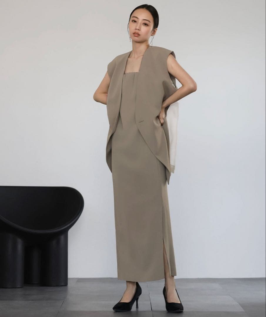 バッグシアージレセットアップドレス