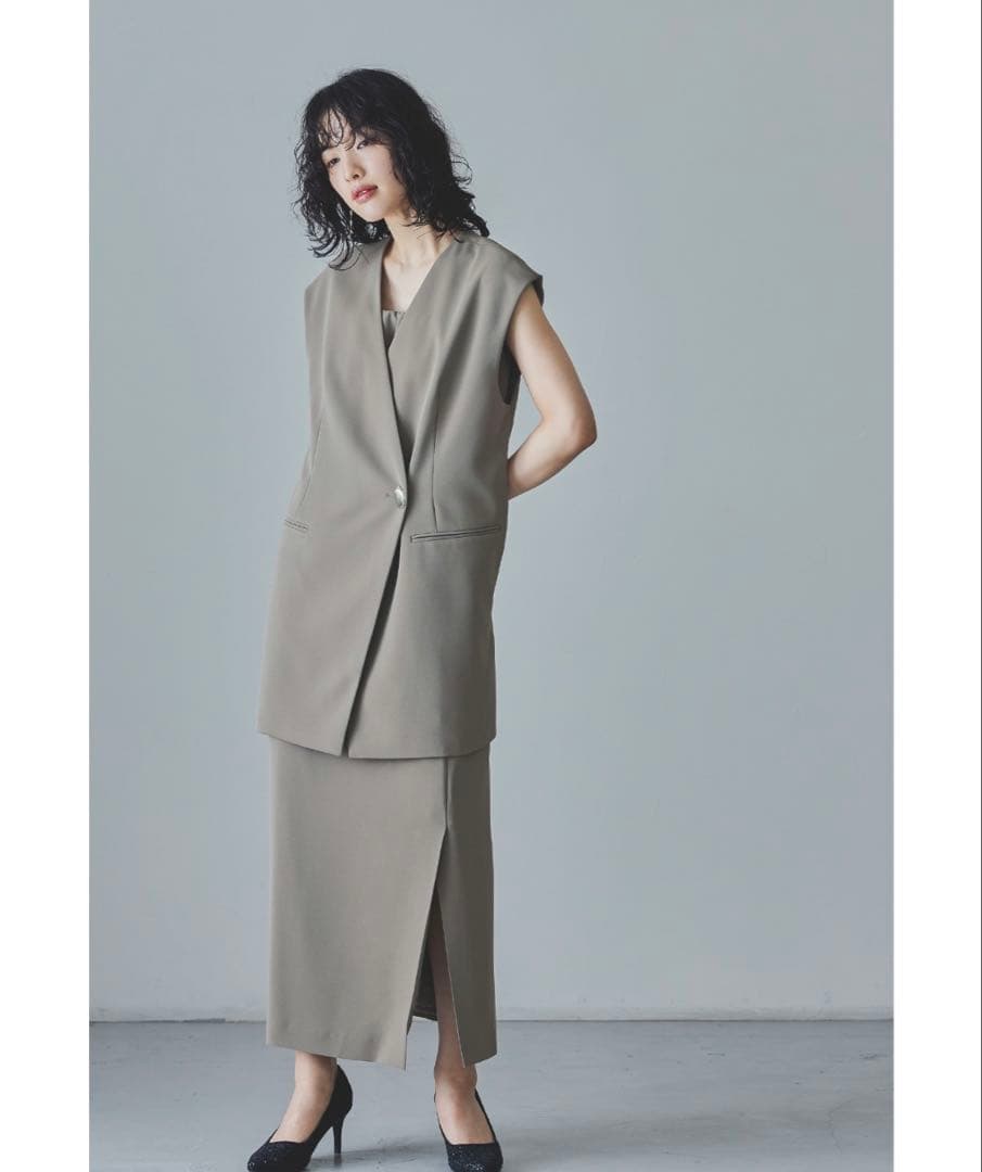 バッグシアージレセットアップドレス