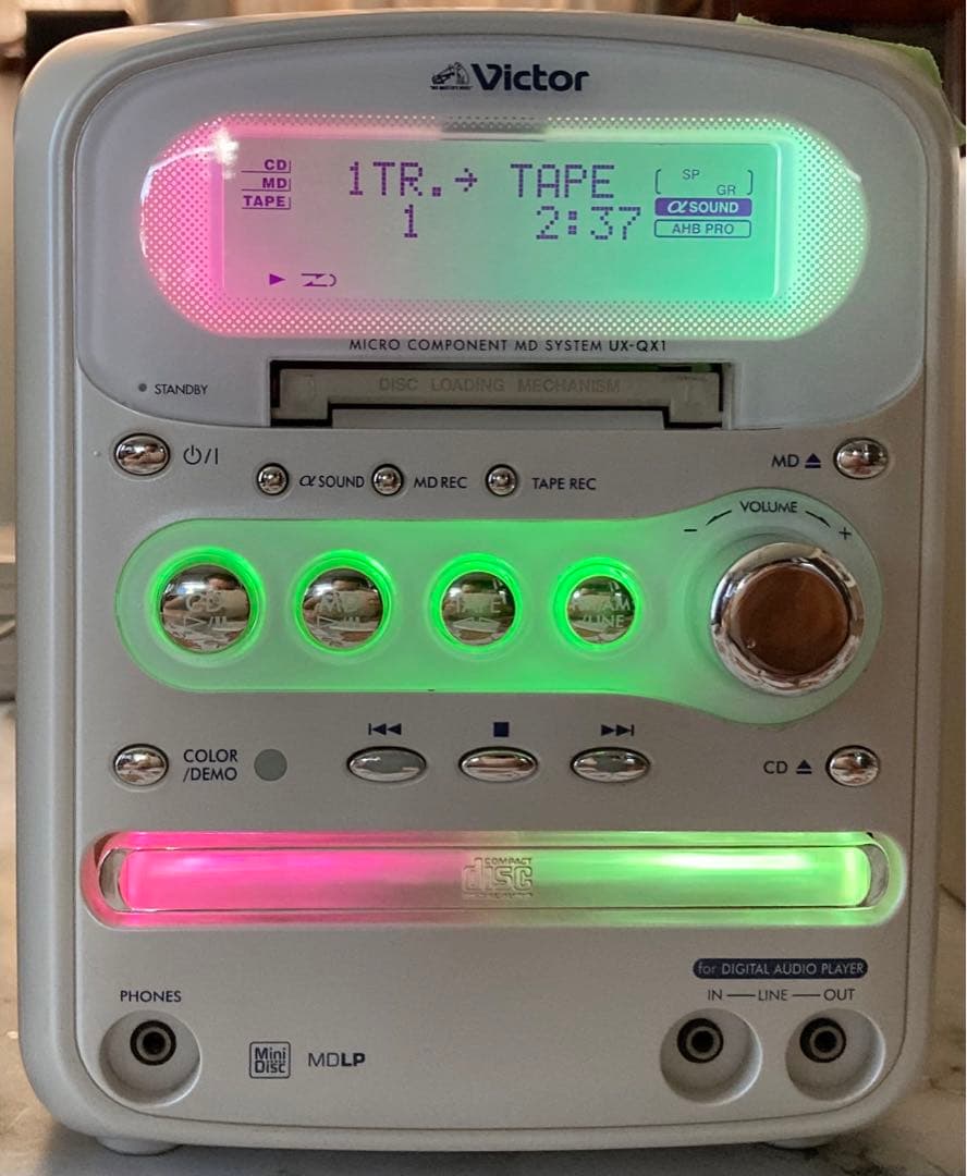 victorビクターUX-QX1オールインワン【美品希少可動品】