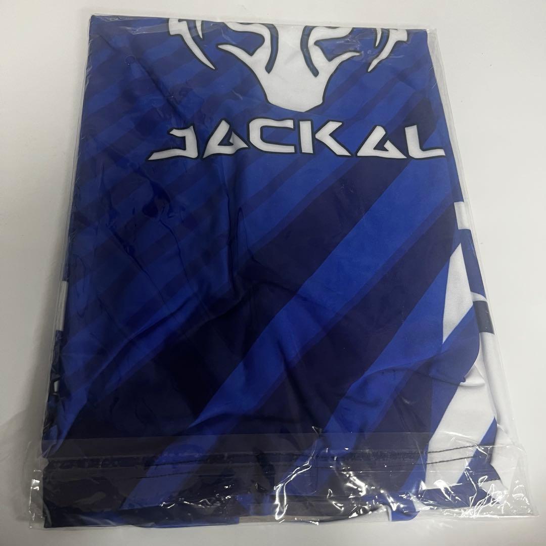 モーティブ ジャッカルデザイン　ボウリングウェア　ブルー　日本サイズL相当