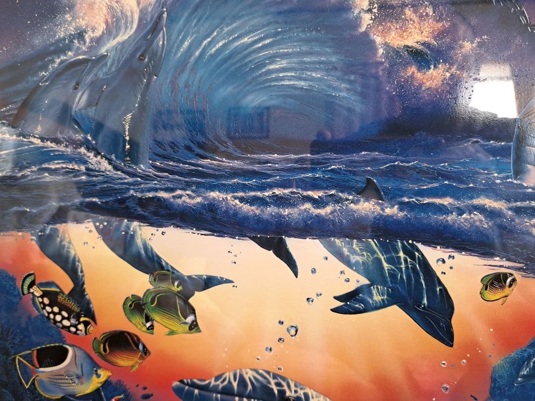 クリスチャンラッセン ソーサラー・オブ・ザ・シー　絵画　ディズニー　直筆サイン