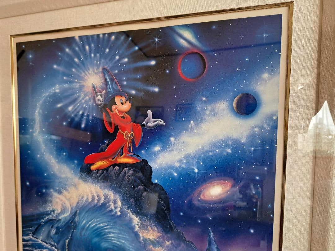 クリスチャンラッセン ソーサラー・オブ・ザ・シー　絵画　ディズニー　直筆サイン