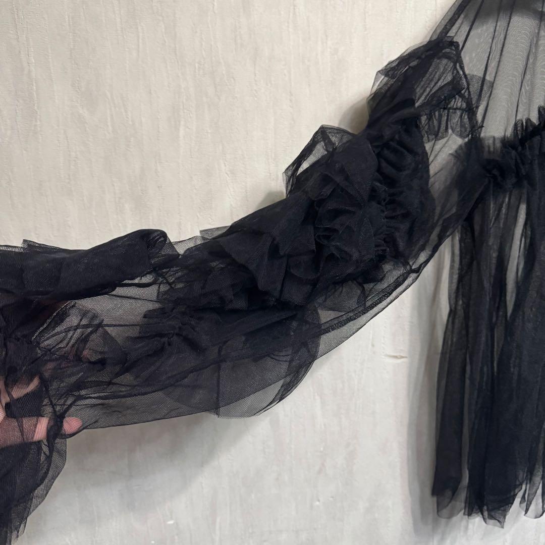 ANDRESD チュールトップス・オールインワンドレス ブラック