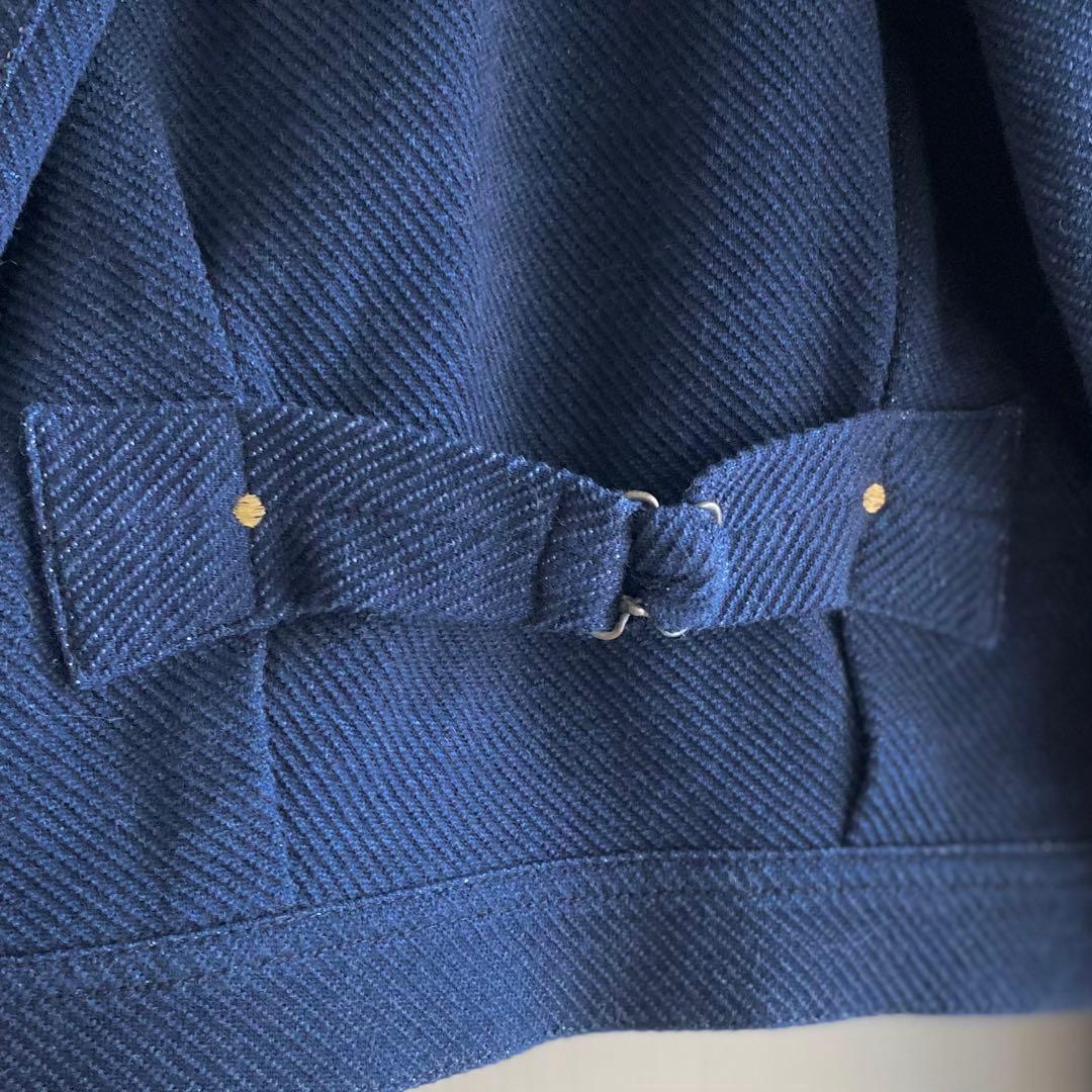 専用★45R ニットデニムのGジャン　インディゴ　サイズ1