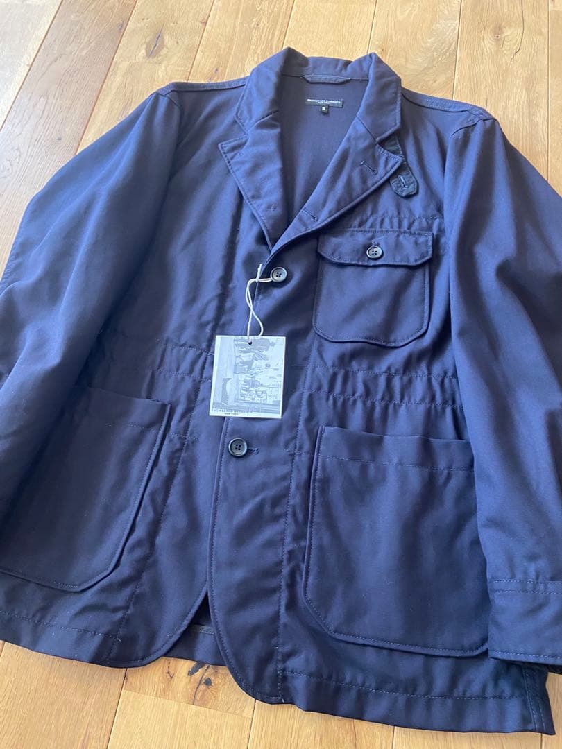 エンジニアド ガーメンツ　ウールサージ　ベンソン　ジャケット　ネイビー