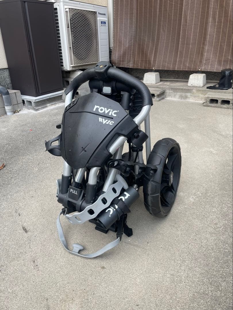 Clicgear rovic RV1C ゴルフ用プッシュカート 3輪 シルバー