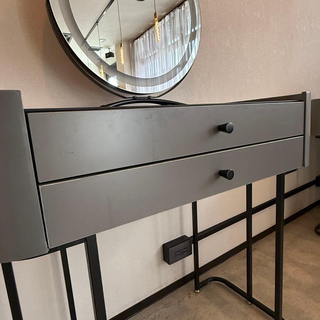 モンチャさん専用強化ガラス/オシャレドレッサー/LEDミラーは別売り