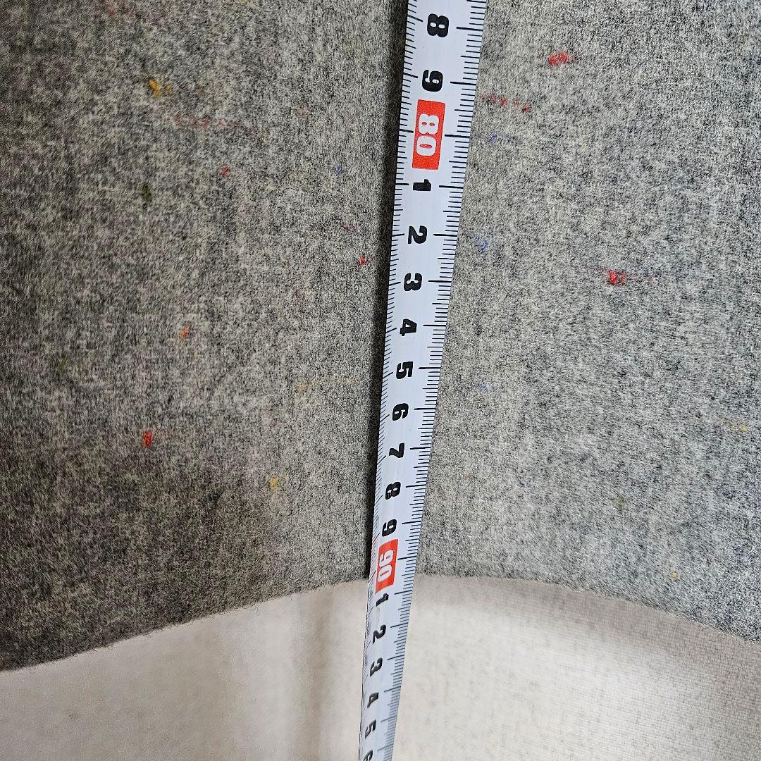 ENFOLD グレー ダブルブレスト チェスターコート カラーネップ　36