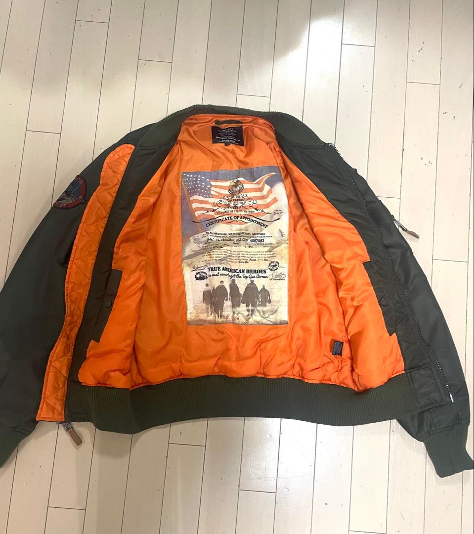 カオリン　 MA-1フライトジャケット トップガンモデル ミリタリー