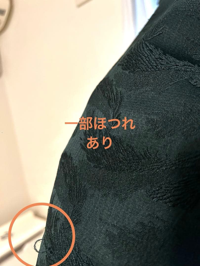 etoll. ジャガードパフスリーブドレス/オケージョンドレス